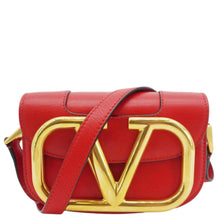 Load image into Gallery viewer, VALENTINO Garavani Supervee Leather Crossbody Bag Red