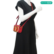 Load image into Gallery viewer, VALENTINO Garavani Supervee Leather Crossbody Bag Red