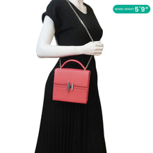 Load image into Gallery viewer, HERMES Cinhetic Boxy Leather Top Handle Shoulder Bag Pink