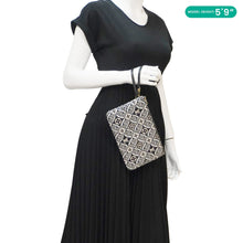 Load image into Gallery viewer, LOUIS VUITTON Neverfull Since 1854 Jacquard Wristlet Pouch Black