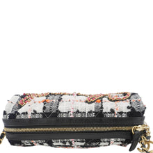 Load image into Gallery viewer, CHANEL Tweed Calfskin Signe Bowling Shoulder Bag Multicolor