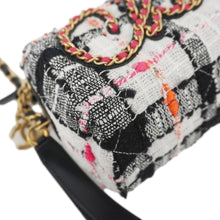 Load image into Gallery viewer, CHANEL Tweed Calfskin Signe Bowling Shoulder Bag Multicolor