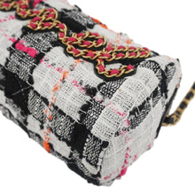 Load image into Gallery viewer, CHANEL Tweed Calfskin Signe Bowling Shoulder Bag Multicolor