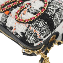 Load image into Gallery viewer, CHANEL Tweed Calfskin Signe Bowling Shoulder Bag Multicolor
