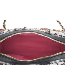Load image into Gallery viewer, CHANEL Tweed Calfskin Signe Bowling Shoulder Bag Multicolor