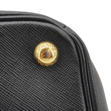 Load image into Gallery viewer, PRADA Galleria Double Zip Saffiano Leather Top Handle Tote Bag Black