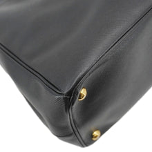 Load image into Gallery viewer, PRADA Galleria Double Zip Saffiano Leather Top Handle Tote Bag Black