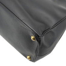 Load image into Gallery viewer, PRADA Galleria Double Zip Saffiano Leather Top Handle Tote Bag Black