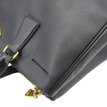 Load image into Gallery viewer, PRADA Galleria Double Zip Saffiano Leather Top Handle Tote Bag Black