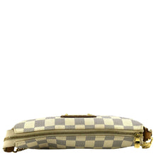 Load image into Gallery viewer, LOUIS VUITTON Pochette Eva Damier Azur Crossbody Clutch Bag White