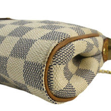 Load image into Gallery viewer, LOUIS VUITTON Pochette Eva Damier Azur Crossbody Clutch Bag White