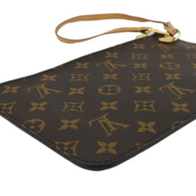 Load image into Gallery viewer, LOUIS VUITTON  Monogram Canvas Wristlet Pouch Brown