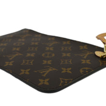 Load image into Gallery viewer, LOUIS VUITTON  Monogram Canvas Wristlet Pouch Brown