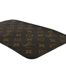 Load image into Gallery viewer, LOUIS VUITTON  Monogram Canvas Wristlet Pouch Brown