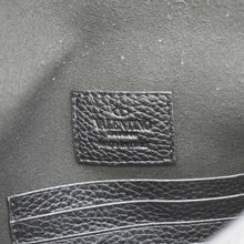 Load image into Gallery viewer, VALENTINO Rockstud V-Flap Leather Wristlet Black