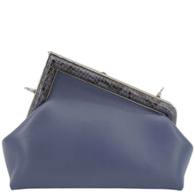 Load image into Gallery viewer, FENDI First Small Nappa Leather Shoulder Bag Blue