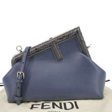 Load image into Gallery viewer, FENDI First Small Nappa Leather Shoulder Bag Blue