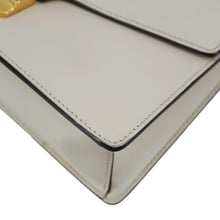Load image into Gallery viewer, Gucci Sylvie Small Web Leather Shoulder Bag White 421882