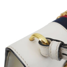 Load image into Gallery viewer, Gucci Sylvie Small Web Leather Shoulder Bag White 421882