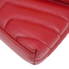 Load image into Gallery viewer, YVES SAINT LAURENT Loulou Toy Calfskin Leather Crossbody Bag Red