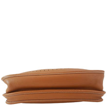 Load image into Gallery viewer, HERMES Evelyne PM Clemence Leather Crossbody Bag Brown