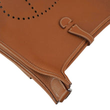 Load image into Gallery viewer, HERMES Evelyne PM Clemence Leather Crossbody Bag Brown