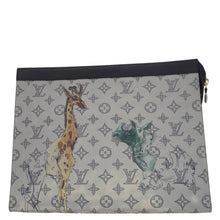 Load image into Gallery viewer, LOUIS VUITTON Savane Pochette Monogram Chapman Canvas Pouch Dune