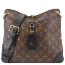 Load image into Gallery viewer, LOUIS VUITTON Odeon NM MM Monogram Canvas Shoulder Bag Black