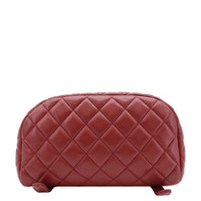 Load image into Gallery viewer, CHANEL Urban Spirit Quilted Leather Backpack Bag Red