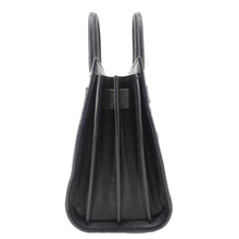 Load image into Gallery viewer, YVES SAINT LAURENT Studded Sac De jour Leather Shoulder Bag Black