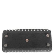 Load image into Gallery viewer, YVES SAINT LAURENT Studded Sac De jour Leather Shoulder Bag Black