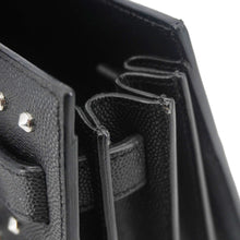 Load image into Gallery viewer, YVES SAINT LAURENT Studded Sac De jour Leather Shoulder Bag Black