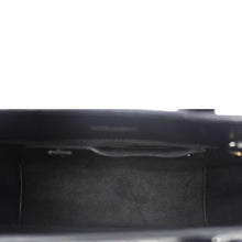 Load image into Gallery viewer, YVES SAINT LAURENT Studded Sac De jour Leather Shoulder Bag Black