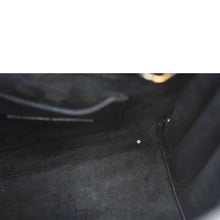 Load image into Gallery viewer, YVES SAINT LAURENT Studded Sac De jour Leather Shoulder Bag Black