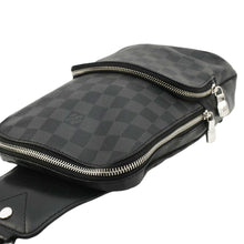 Load image into Gallery viewer, LOUIS VUITTON Avenue Sling Damier Graphite Backpack Bag Black