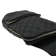 Load image into Gallery viewer, LOUIS VUITTON Avenue Sling Damier Graphite Backpack Bag Black