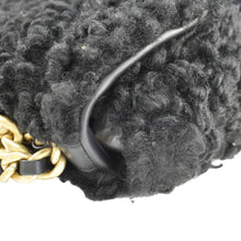 Load image into Gallery viewer, CHANEL Shearling 19 Flap Medium Sheepskin Shoulder Bag Black