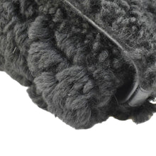 Load image into Gallery viewer, CHANEL Shearling 19 Flap Medium Sheepskin Shoulder Bag Black