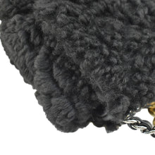 Load image into Gallery viewer, CHANEL Shearling 19 Flap Medium Sheepskin Shoulder Bag Black