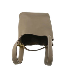Load image into Gallery viewer, HERMES Picotin Lock 18 Taurillon Clemence Leather Hobo Bag Brown