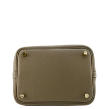 Load image into Gallery viewer, HERMES Picotin Lock 18 Taurillon Clemence Leather Hobo Bag Brown