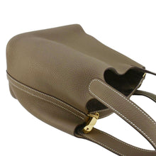 Load image into Gallery viewer, HERMES Picotin Lock 18 Taurillon Clemence Leather Hobo Bag Brown
