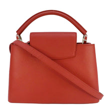 Load image into Gallery viewer, LOUIS VUITTON Capucines MM Taurillon Leather Satchel Bag Red
