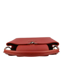 Load image into Gallery viewer, LOUIS VUITTON Capucines MM Taurillon Leather Satchel Bag Red