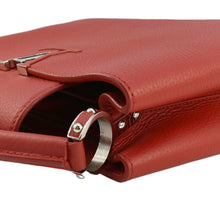 Load image into Gallery viewer, LOUIS VUITTON Capucines MM Taurillon Leather Satchel Bag Red