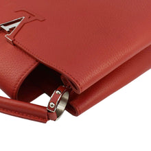 Load image into Gallery viewer, LOUIS VUITTON Capucines MM Taurillon Leather Satchel Bag Red