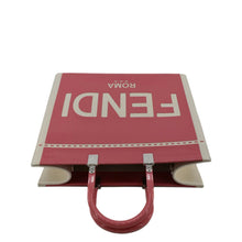 Load image into Gallery viewer, FENDI Sunshine Medium Leather Crossbody Tote Bag Light Pink