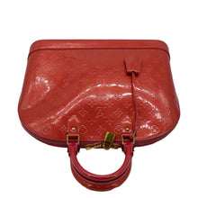 Load image into Gallery viewer, LOUIS VUITTON Alma GM Monogram Vernis Satchel Bag Red