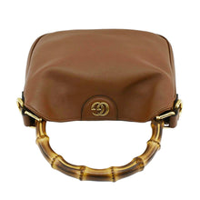 Load image into Gallery viewer, GUCCI Diana Small Leather Top Handle Tote Bag Chocolate Brown 746251