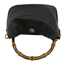 Load image into Gallery viewer, GUCCI Diana Medium Leather Top Handle Shoulder Bag Black 746124
